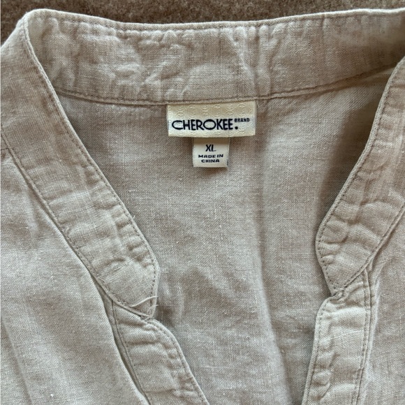Vintage 90’s Linen Top - Picture 2 of 6